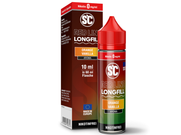SC - Red Line - Longfills 10 ml - Orange Vanilla