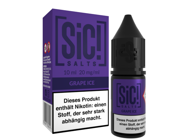 SiC! Salts 20mg Nikotinsalz Liquid 10ml - Grape Ice