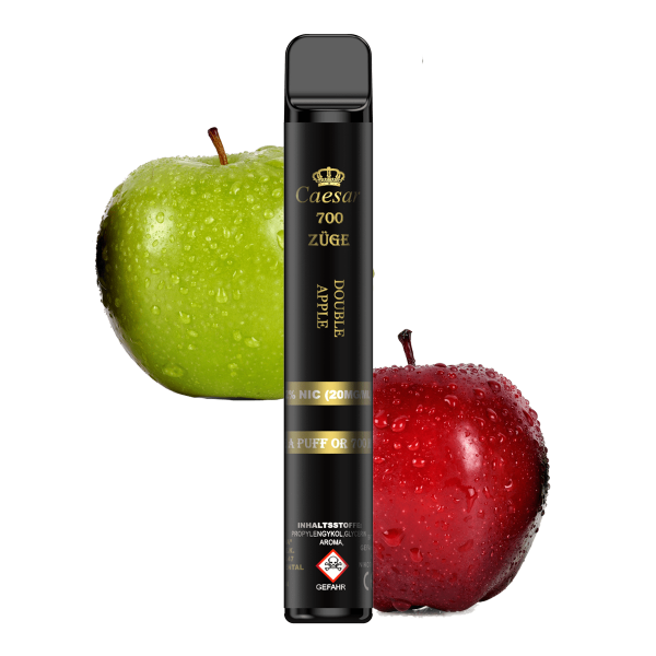 Caesar Vape 700 Züge 20mg - DOUBLE APPLE