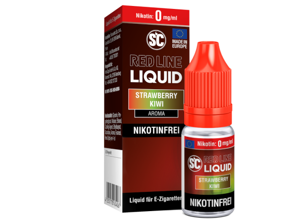 SC - Red Line - Strawberry Kiwi - 0 mg - Nikotinsalz Liquid