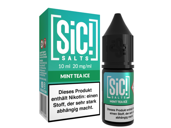 SiC! Salts 20mg Nikotinsalz Liquid 10ml - Mint Tea Ice