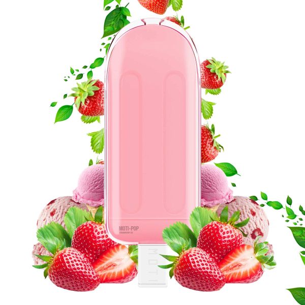 MOTI POP E-Shisha nikotinfrei - Strawberry Ice Cream