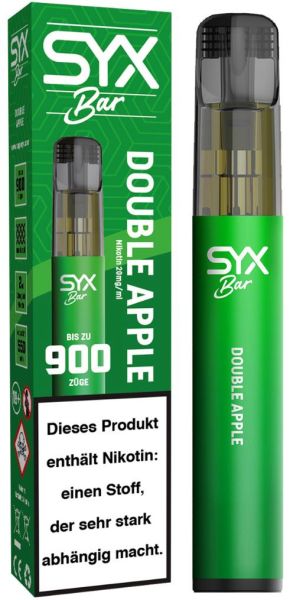 SYX Bar 900 Züge - 20 mg - Double Apple