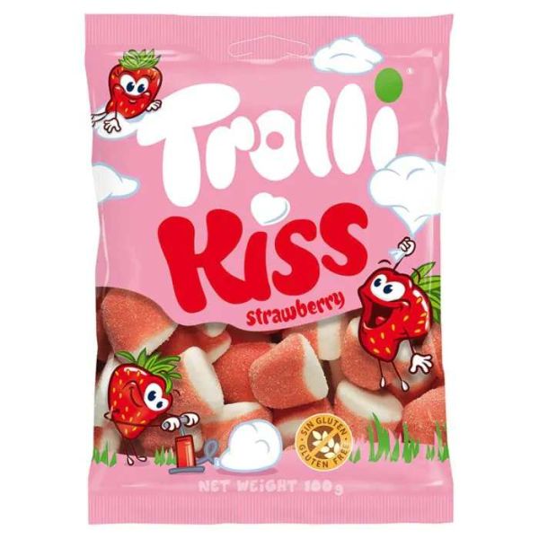 Trolli Kiss - Strawberry 100g