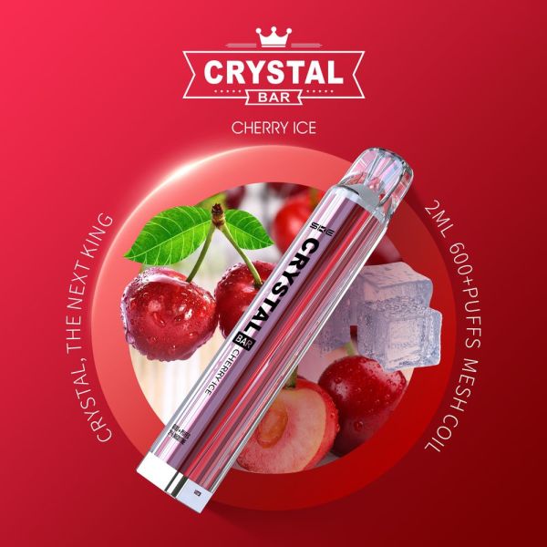SKE Crystal Bar Einweg E-Zigarette 20mg - Cherry Ice