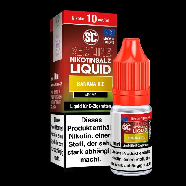 SC - Red Line - Banana Ice - 10 mg - Nikotinsalz Liquid