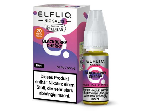 Elf Bar - ElfLiq 10ml - 20mg - Blackberry Cherry