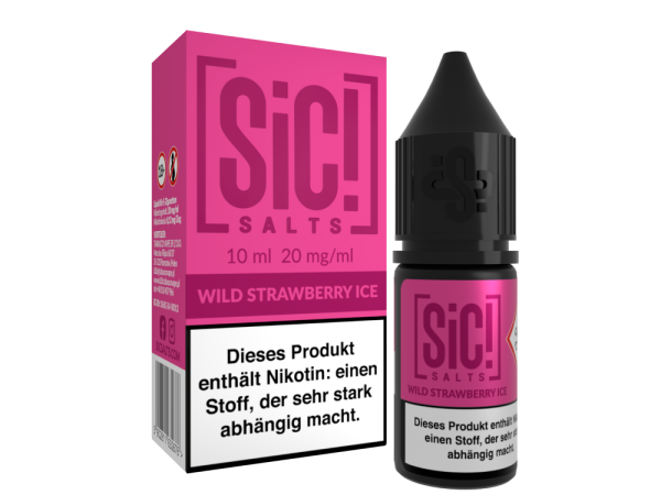SiC! Salts 20mg Nikotinsalz Liquid 10ml - Wild Strawberry Ice