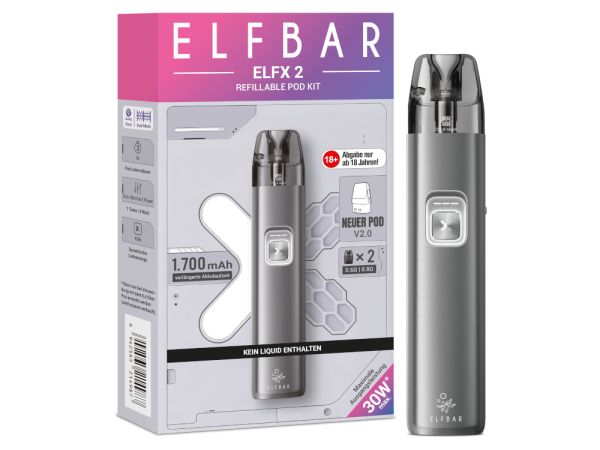 Elfbar Elfx 2 - Space Grey