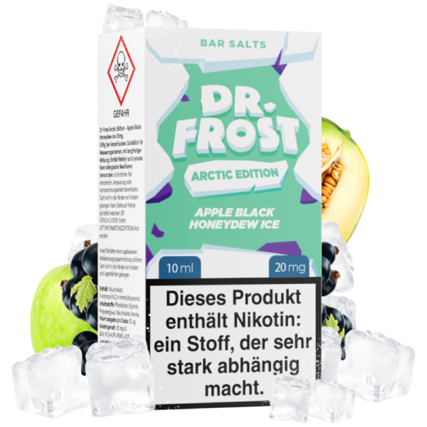 Dr. Frost Arctic Edition - Nikotinsalz Liquid 10ml - 20mg - Apple Black Honeydew Ice