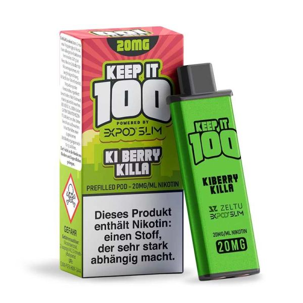Expod Slim Pod - Keep it 100 - 20mg - Ki Berry Killa