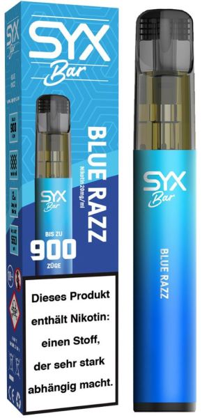 SYX Bar 900 Züge - 20 mg - Blue Razz
