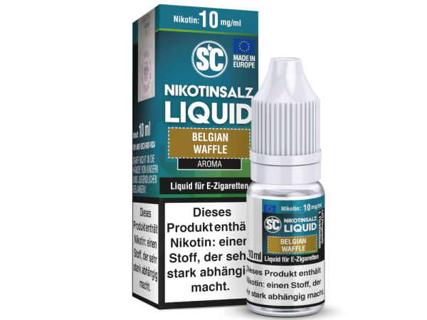 SC Nikotinsalz Liquid - 10 mg - Belgian Waffle