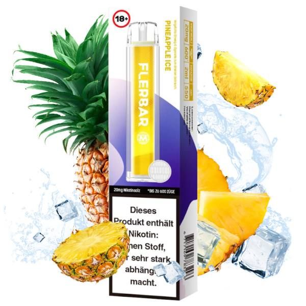 Flerbar Einweg Vape 20mg - Pineapple Ice