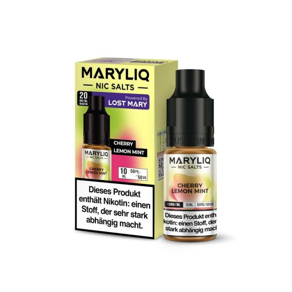 Maryliq Nikotinsalz Liquid 10 ml - 20 mg - Cherry Lemon Mint
