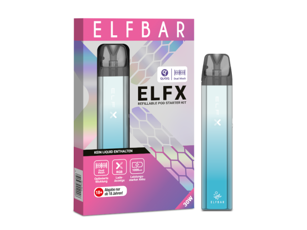 Elfbar Elfx - silber-blau