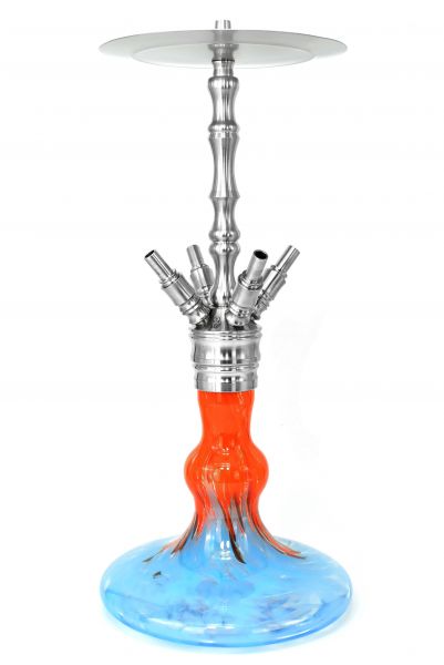 Octopuz Shisha | Nautiluz - ORANGE/BLAU