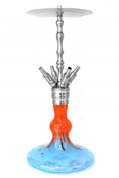 Octopuz Shisha | Nautiluz - ORANGE/BLAU