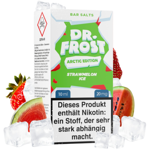 Dr. Frost Arctic Edition - Nikotinsalz Liquid 10ml - 20mg - Strawmelon Ice