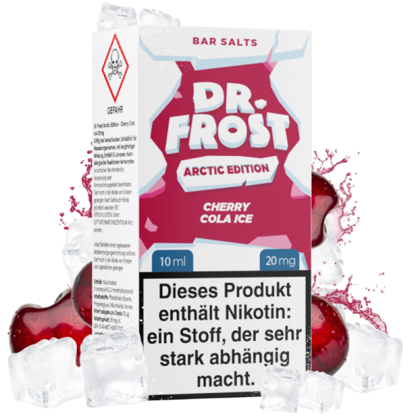 Dr. Frost Arctic Edition - Nikotinsalz Liquid 10ml - 20mg - Cherry Cola Ice
