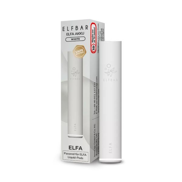 Elfbar Elfa Akku 500 mAh - Weiß