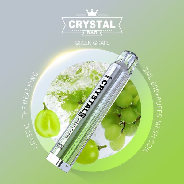 SKE Crystal Bar Einweg E-Zigarette 20mg - Green Grape