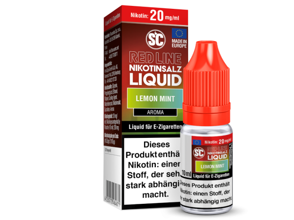 SC - Red Line - Lemon Mint - 20 mg - Nikotinsalz Liquid