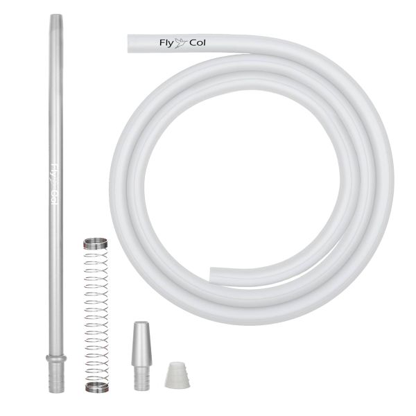 FlyCol Basic Shisha Schlauch Set - Weiß