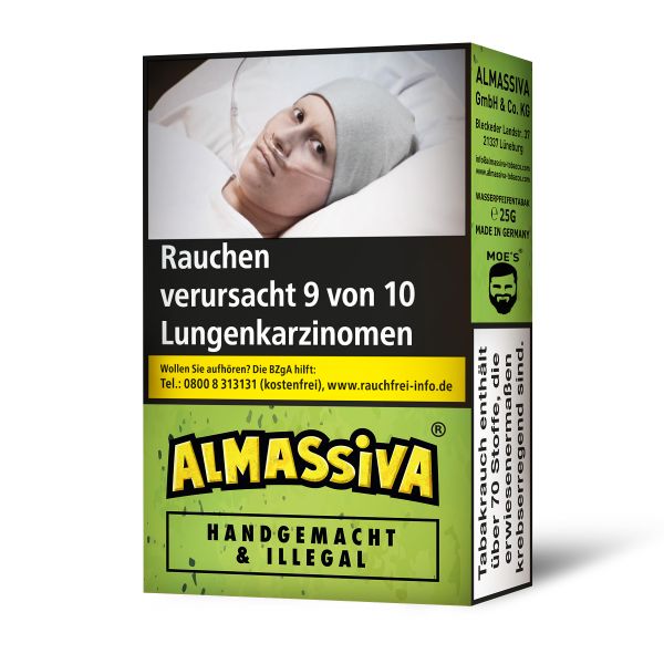 ALMASSIVA Tobacco 25g - Handgemacht und Illegal