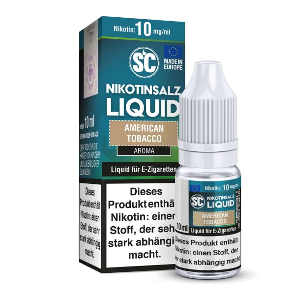 SC Nikotinsalz Liquid - 10 mg - American Tobacco
