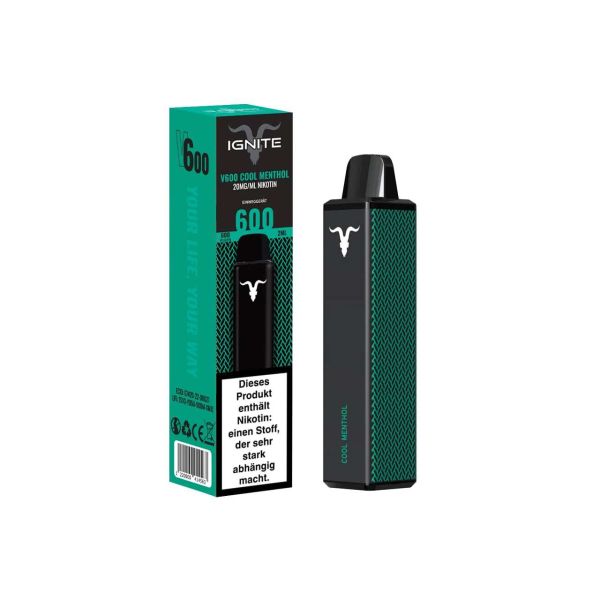 Ignite Vape V600 - Cool Menthol - 20mg