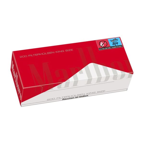 Marlboro Red Filterhülsen - 200 Stück