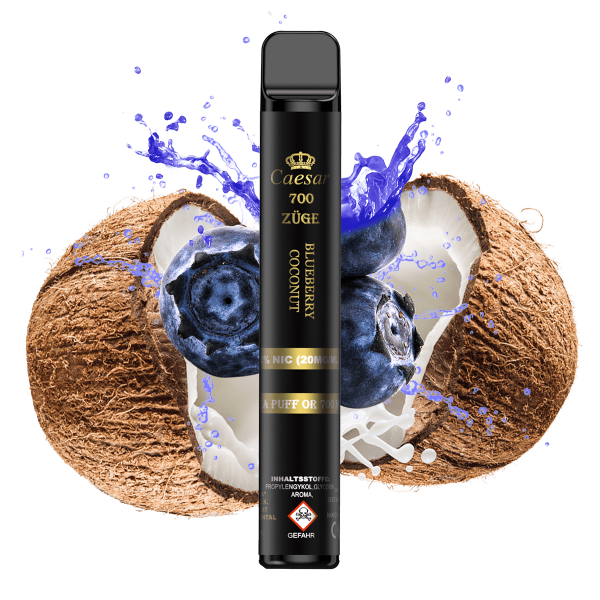 Caesar Vape 700 Züge 20mg - COCONUT BLUEBERRY