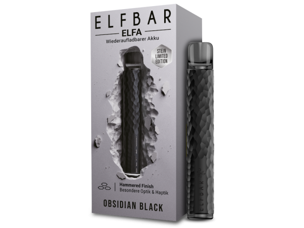 Elfbar Elfa Akku 500 mAh - obsidian-schwarz (Limited Edition)