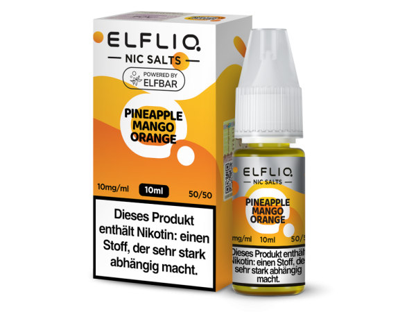 Elf Bar - ElfLiq 10ml - 10mg - Pineapple Mango Orange