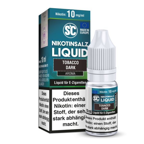 SC Nikotinsalz Liquid - 10 mg - Tobacco Dark