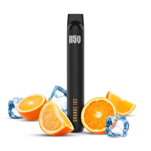 1150 by Raf Camora Einweg E-Shisha E-Zigarette 20mg - Orange Ice
