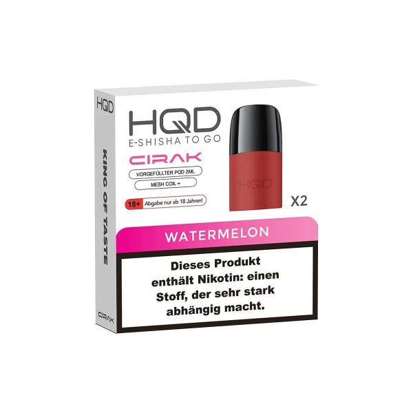 HQD Cirak Pods - 18mg - Watermelon