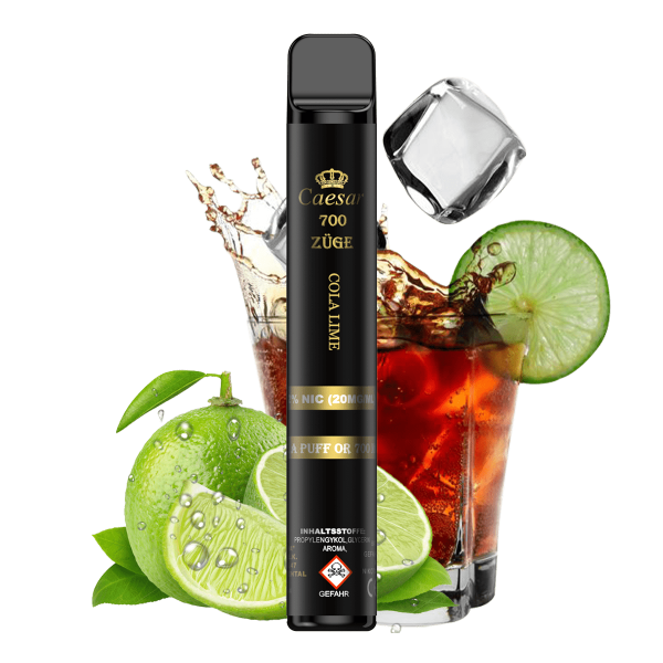Caesar Vape 700 Züge 20mg - COLA LIME