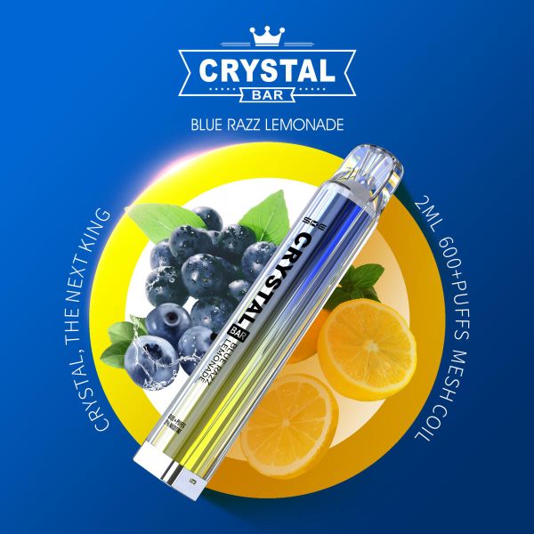 SKE Crystal Bar Einweg E-Zigarette 20mg - Blue Razz Lemonade