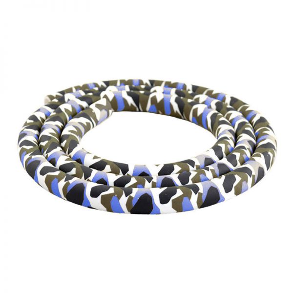 Silikonschlauch Camouflage - Blau & Grau