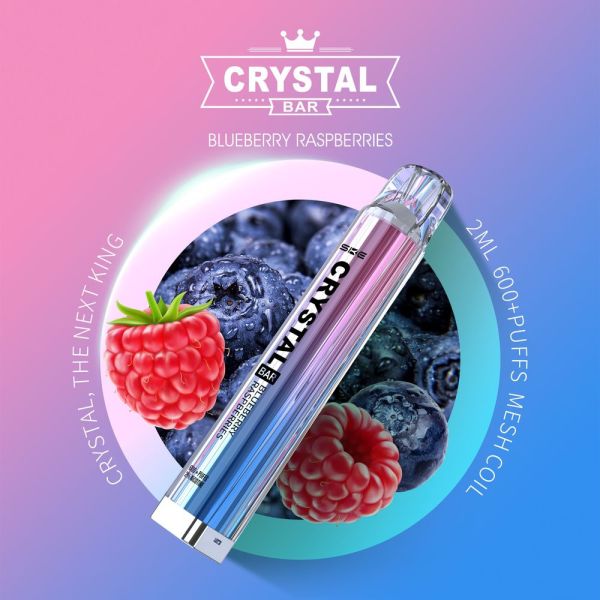 SKE Crystal Bar Einweg E-Zigarette 20mg - Blueberry Raspberries