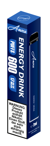 Anoca 600 E-Shisha Einweg Energy Drink17 mg