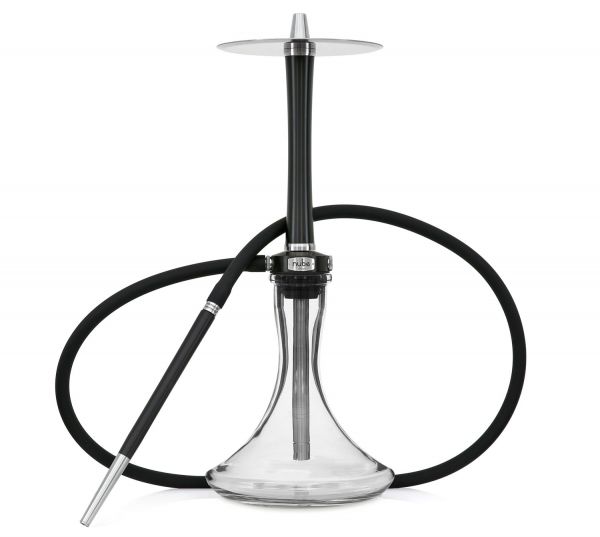 Nube Unique Hookah | Black One Clear Shisha