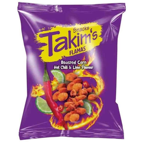 Takim's Roasted Corn Hot Chili & Lime Flavour 100 g
