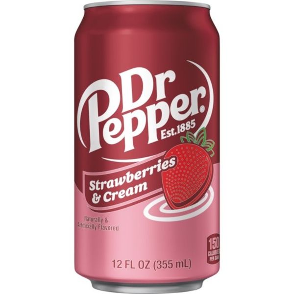Dr. Pepper Strawberries & Cream 355 ml