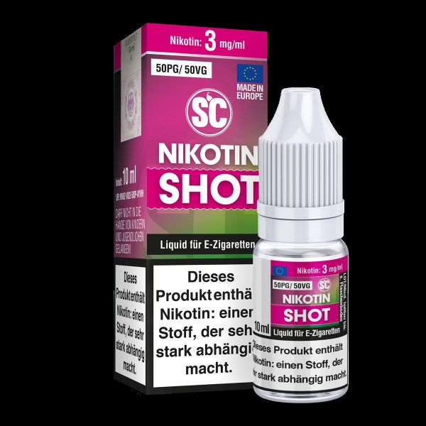 SC - 10 ml Nikotin Shot - 50PG/50VG 3 mg/ml Nikotin