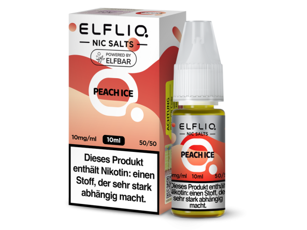 Elf Bar - ElfLiq 10ml - 10mg - Peach Ice