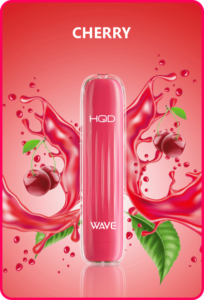 HQD Wave - Cherry (Kirsche) - Einweg E-Shisha ca. 600 Züge