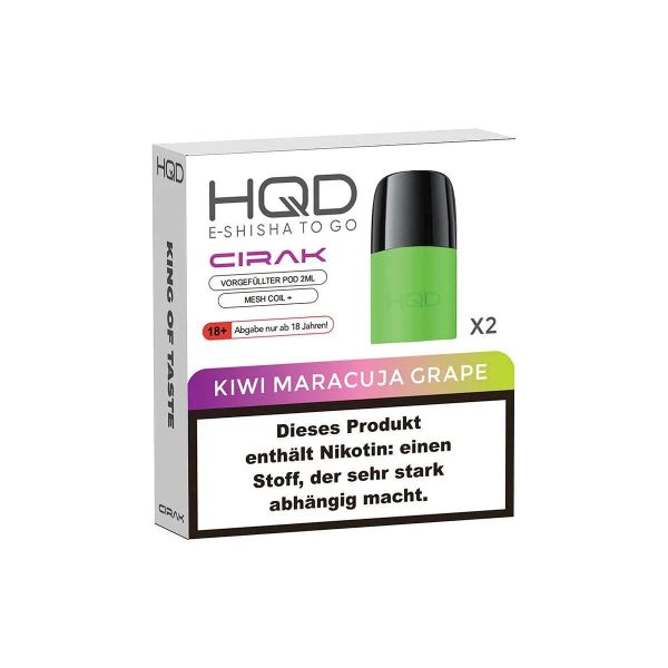 HQD Cirak Pods - 18mg - Kiwi Maracuja Grape